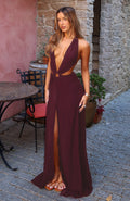 Tuscany Twilight Maxi Dress Plum