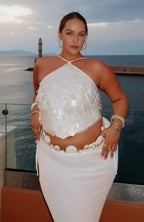 Athens Aura Shell Top White