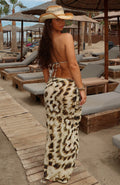 Luminous Maxi Skirt Gilded Touch