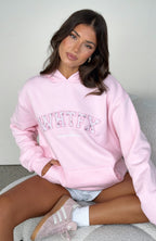 Sweet Sweet Moments Oversized Hoodie Pink