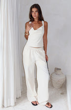 Take A Stance Pants Off White