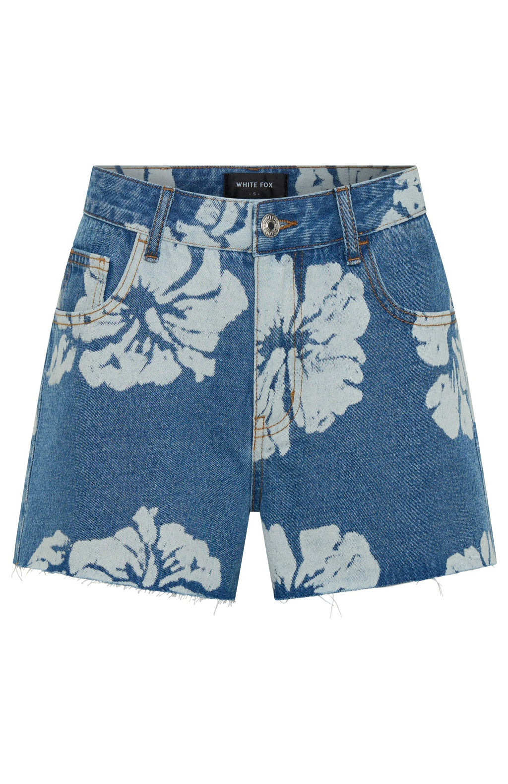 Take Me Home Denim Shorts Flower Print