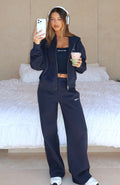 Test Drive Wide Leg Sweatpants Dark Navy