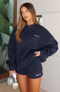 Test Drive Oversized Sweater Dark Navy
