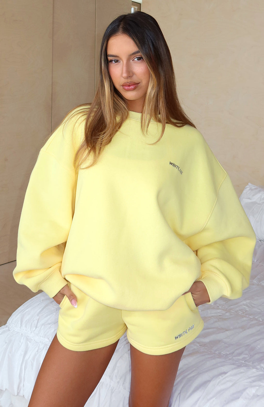 Test Drive Oversized Sweater Lemon