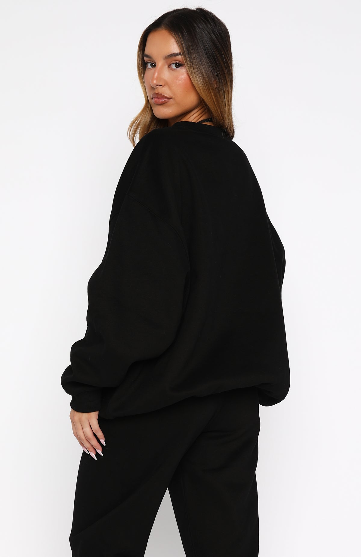 Test Drive Oversized Sweater Black