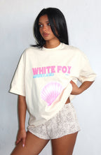 The Heart Doesn't Lie Oversized Tee Cream