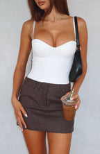 The Right One Mini Skort Espresso