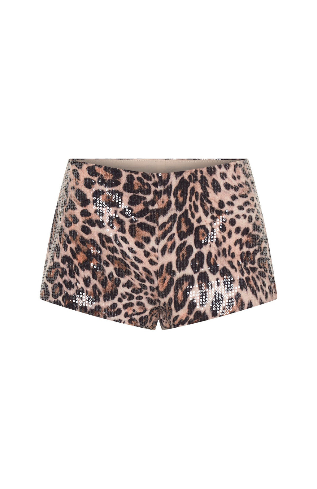 Think Of You Forever Sequin Mini Shorts Kalahari Desert