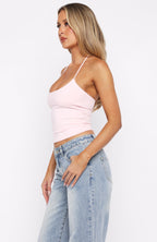 Timing Is Right Halter Top Pink