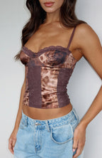 Too Cute Bustier Amber Safari