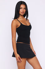 Too Cute To Care Cami Top Black