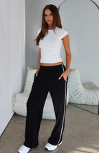Travel Era Track Pants Black
