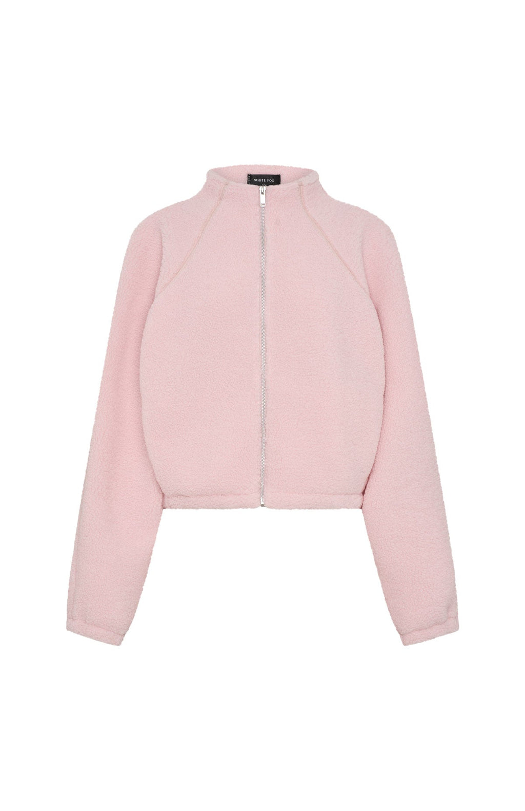 Up The Hill Teddy Zip Up Jacket Ballet Pink