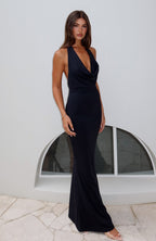 Vacation Time Maxi Dress Black
