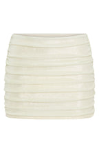 Valencia Vibes Mini Skirt Pearl
