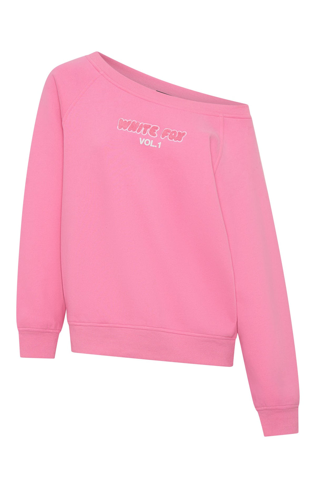 Vol. 1 Off Shoulder Sweater Bubblegum