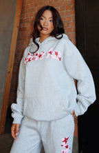 From The Archives Jaxx Oversized Hoodie Dark Grey Marle