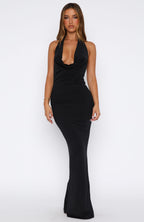 Vacation Time Maxi Dress Black