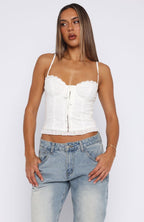 Join The Team Bustier White