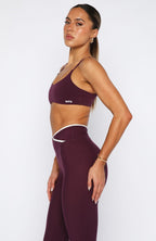 Motivate You Sports Bra Plum