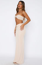 Lil Mermaid Maxi Skirt Latte