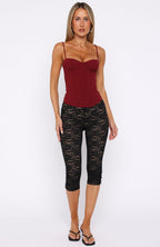 Moonlight Dance Bustier Wine