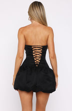 Sunshine Serenade Mini Dress Black