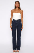 Millie High Rise Bootleg Jeans Dark Indigo